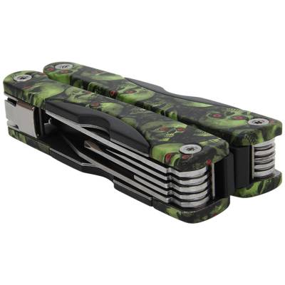Инструмент многофункциональный ( Multi Tool ) 9 инструментов череп зеленый 12 (3304057) - HAKKI.RU