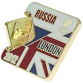 Значок ( знак ) олимпийский Лондон / London 2012 команда России Стрелба / Shooting коллекционный на пимсе (2308022) - ВОЕНТОРГ ТЫЛОВИК