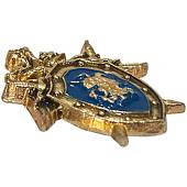 Знак фрачный Следственный комитет России 16 мм золотистый (2302132) - ВОЕНТОРГ ТЫЛОВИК