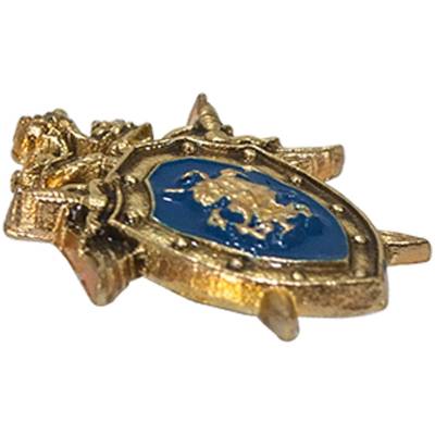 Знак фрачный Следственный комитет России 16 мм золотистый (2302132) - HAKKI.RU