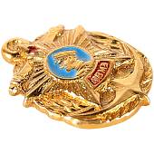 Знак фрачный НВМУ ( Нахимовское военно-морское училище ) 21х16 мм на пимсе золотистый (2302041) - ВОЕНТОРГ ТЫЛОВИК
