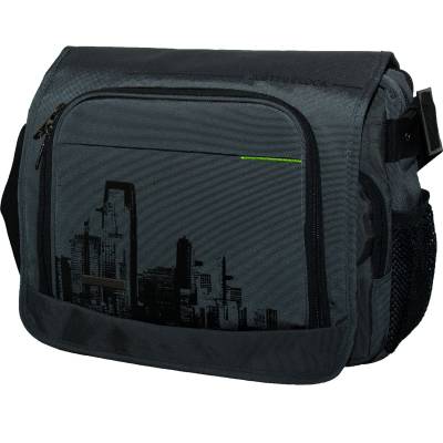 Сумка ( портфель ) горизонтальная К-286 35х30х8 серая (3310305) - HAKKI.RU