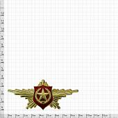 Знак нагрудный Рота почетного караула МО ВС общевойсковой закрутка (2301055) - ВОЕНТОРГ ТЫЛОВИК