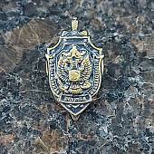 Знак фрачный ФСБ России 11х20 мм (2302081) - ВОЕНТОРГ ТЫЛОВИК