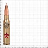 Зажигалка патрон с символикой ВДВ / Звезда СССР газовая 140 мм золотистая (4403260) - ВОЕНТОРГ ТЫЛОВИК