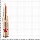 Зажигалка патрон с символикой Танковые войска газовая 140 мм золотистая (4403075) - ВОЕНТОРГ ТЫЛОВИК