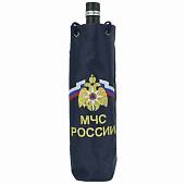 Сумка для бутылки с символикой МЧС России вышитая темно-синяя (4414005) - ВОЕНТОРГ ТЫЛОВИК