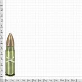 Зажигалка Патрон с символикой РВиА ( Ракетные войска и артиллерия ) газовая (4403973) - ВОЕНТОРГ ТЫЛОВИК