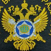 Вымпел большой с вышивкой СВР РОССИИ / Отечество, доблесть, честь 25х32 черный (4504091) - ВОЕНТОРГ ТЫЛОВИК