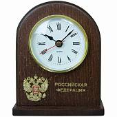 Часы настольные с символикой Герб ( орел ) России деревянные (4103075) - ВОЕНТОРГ ТЫЛОВИК