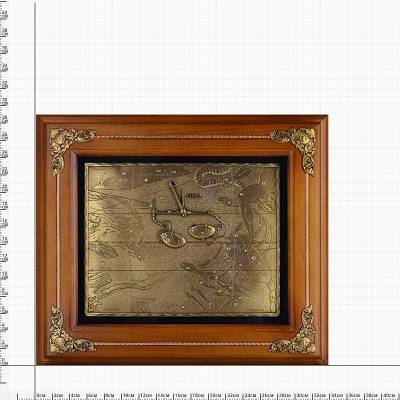 Ключница настенная Весы деревянная 340х290х90 (4311034) - HAKKI.RU