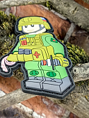 Нашивка ( шеврон патч patch ) тактическая BRICK OPERATOR МЕДИК 3D PVC на липучке 5х8 (2504410) - ВОЕНТОРГ ТЫЛОВИК