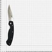 Нож складной Spyderco с клипсой CPM S30V черный (3914017)  - ВОЕНТОРГ ТЫЛОВИК