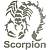 Наклейка металлизированная Скорпион / Scorpion 4,5х5 (4420062) - HAKKI