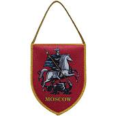 Вымпел мини в авто двухсторонний Герб Москвы / Собор Василия Блаженного (4501966) - ВОЕНТОРГ ТЫЛОВИК