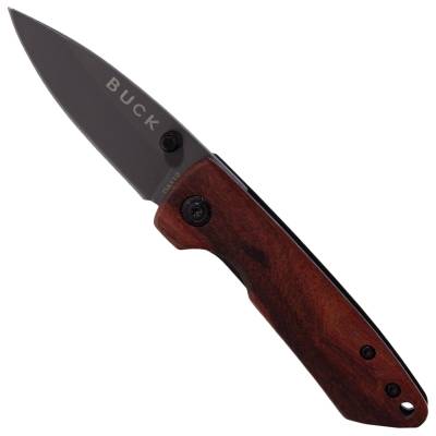 Нож складной BUCK с клипсой коричневый (3914040)  - HAKKI.RU