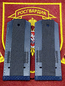 Погоны Росгвардии ФСВНГ повседневные на куртку ( китель ) Рядовой состав трапеция галун пластик (2201043) - ВОЕНТОРГ ТЫЛОВИК