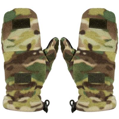 Перчатки-варежки KEOTICA ( КЕОТИКА ) зимние флисовые камуфлированные camo-multi (1604985) - HAKKI.RU