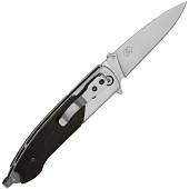 Нож складной MICROTECH автоматический выкидной Combat Troodon О/E 00556 в чехле черный (3913055) - ВОЕНТОРГ ТЫЛОВИК
