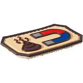 Нашивка ( шеврон патч patch ) тактическая  Shit Magnet 3D PVC ( пластизоль ) на липучке 6х3,5 песочная (2504776) - ВОЕНТОРГ ТЫЛОВИК
