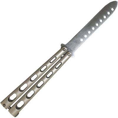 Нож тренировочный BENCHMADE складной бабочка серебристый (3912011) - HAKKI.RU