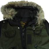 Куртка ( бомбер ) 726 GEAR тактическая демисезонная с жилетом черная (1105864) - ВОЕНТОРГ ТЫЛОВИК