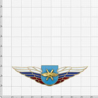 Знак должностной Командира отдельного батальона ВКС закрутка (2309040) - HAKKI.RU