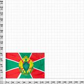 Флаг ПС ( Пограничная Служба ) ФСБ России 90х135 (4701060) - ВОЕНТОРГ ТЫЛОВИК
