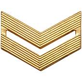 Знак различия ( лычка ) на погон Младший сержант золотистая (2101045) - ВОЕНТОРГ ТЫЛОВИК