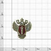 Знак фрачный ФСКН ( Федеральная служба по контролю за оборотом наркотиков ) РФ на пимсе (2302138) - ВОЕНТОРГ ТЫЛОВИК