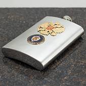 Набор подарочный с символикой ФСБ России / Герб ( орел ) РФ ( фляга 9 OZ-270 мл+стопки 4х30 мл+лейка ) (4801929) - ВОЕНТОРГ ТЫЛОВИК