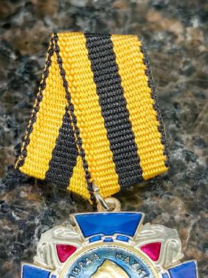 Знак фрачный ОРДЕН НАХИМОВА на пимсе (2302210) - HAKKI.RU