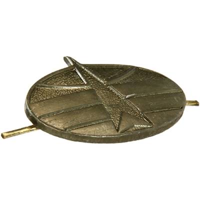 Эмблема ( знак ) петличная ( петлица ) Космических войск защитная (2102088) - HAKKI.RU