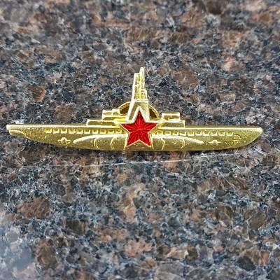 Знак нагрудный Командир Подводной лодки золотистый закрутка (2301109) - HAKKI.RU