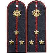 Погоны ФСИН ( УИС ) повседневные на куртку ( китель ) Старший лейтенант с эмблемой машинная вышивка пластик (2212039) - ВОЕНТОРГ ТЫЛОВИК