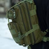 Рюкзак TAC штурмовой 30х45х23 30 л оливковый (3306992) - ВОЕНТОРГ ТЫЛОВИК