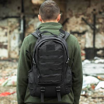 Рюкзак штурмовой MOLLE 50х35х25 45 л черный (3306206) - HAKKI.RU