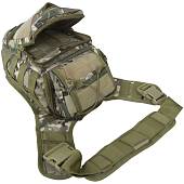 Сумка-органайзер TAC через плечо тактическая MOLLE камуфлированная camo-multi (3310330) - ВОЕНТОРГ ТЫЛОВИК