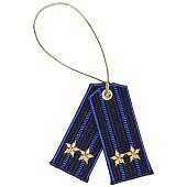 Вымпел мини в авто с вышивкой погоны Подполковник ФСБ России (4501003) - ВОЕНТОРГ ТЫЛОВИК
