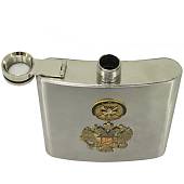 Фляга с символикой ГРУ ГШ ВС РФ / Герб ( Орел ) России 16 OZ - 480 мл (3407921) - ВОЕНТОРГ ТЫЛОВИК