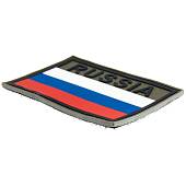 Нашивка ( шеврон патч patch ) тактическая флаг RUSSIA ( триколор ) 3D PVC ( пластизоль ) на липучке 9х6 оливковая (2504809) - ВОЕНТОРГ ТЫЛОВИК