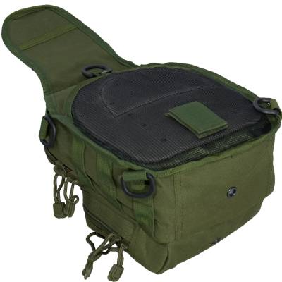 Сумка-органайзер TAC через плечо тактическая MOLLE оливковая (3310281) - HAKKI.RU