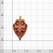 Знак фрачный ФСБ России на пимсе (2302069) - ВОЕНТОРГ ТЫЛОВИК