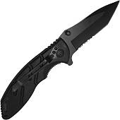 Нож складной BOKER полуавтоматический с клипсой черный (3913099) - ВОЕНТОРГ ТЫЛОВИК