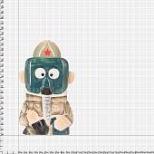 Штоф фарфоровый Боец (4605085) - ВОЕНТОРГ ТЫЛОВИК