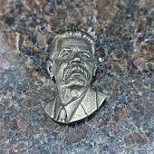 Знак фрачный из серии известные личности - Максим Горький бронзовый (2302979) - ВОЕНТОРГ ТЫЛОВИК