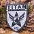 Нашивка ( шеврон патч patch ) тактическая TITAN DETECTION 3D PVC ( пластизоль ) на липучке 9х11 серая (2504184) - HAKKI