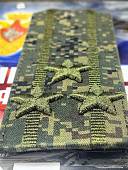 Погоны общевойсковые полевые камуфлированные на куртку ПОЛКОВНИК машинная вышивка хлястик цифра зеленая (2208191) - ВОЕНТОРГ ТЫЛОВИК
