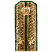 Знак фрачный Погон парадный ПС ( Пограничная служба ) ФСБ лейтенант 10х22 на пимсе золотистый (2302032) - ВОЕНТОРГ ТЫЛОВИК
