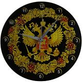 Часы настенные с символикой Герб ( орел ) России D-28 (4102101)  - ВОЕНТОРГ ТЫЛОВИК